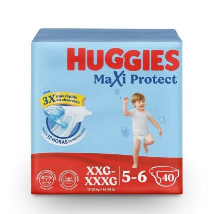 Pañales Huggies Maxi Protect XXG–XXXG – Pack 40 unidades